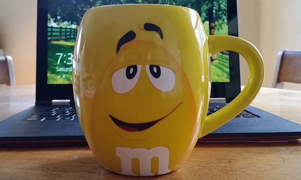 Yellow M&M Mug