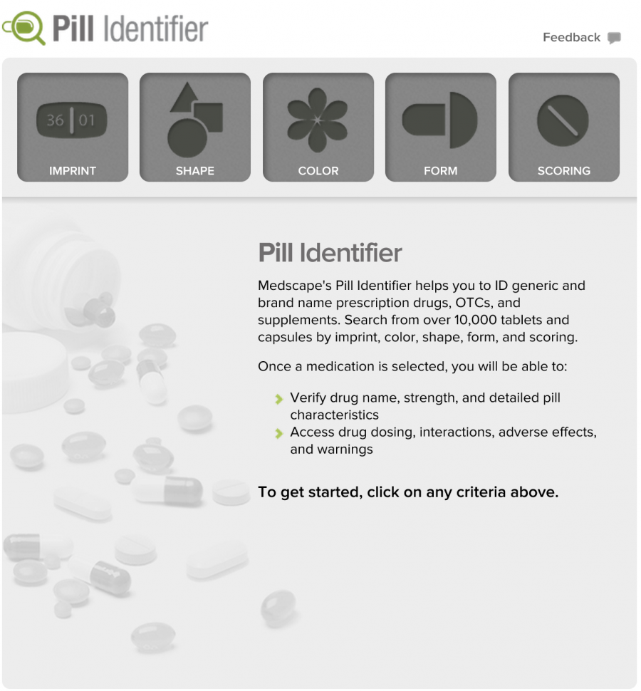 New Medscape Pill Identifier Tool [reference] Jerry Fahrni